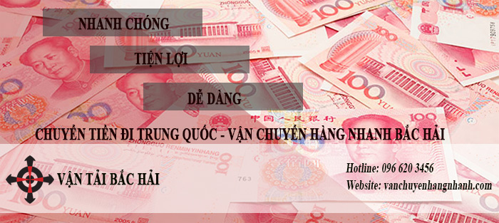 Nhận chuyển tiền Trung Việt