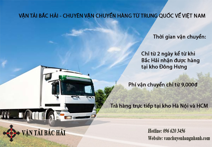 Nhận vận chuyển hàng từ Trung Quốc