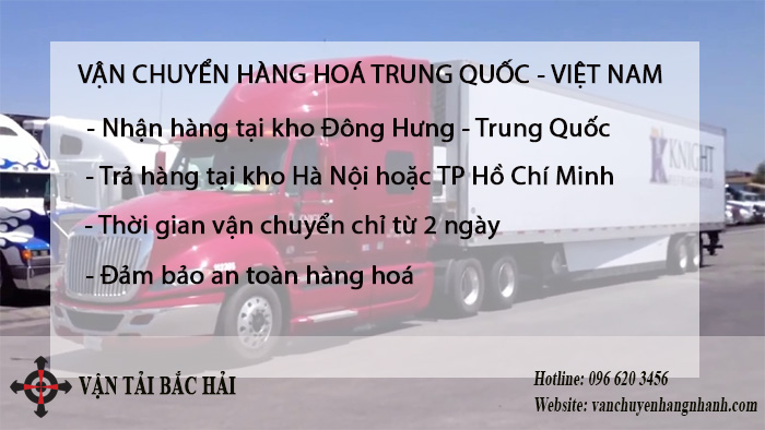 Nhận vận chuyển hàng từ Trung Quốc về Việt Nam