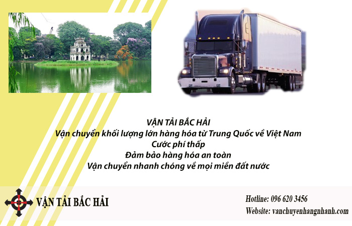 Vận chuyển hàng từ Trung Quốc về Việt Nam