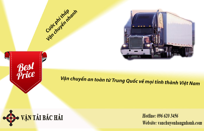 Phí vận chuyển hàng từ Trung Quốc về Việt Nam