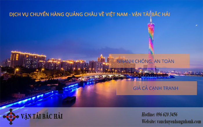 Dịch vụ vận chuyển hàng Quảng Châu