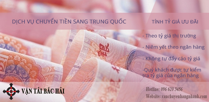 Vận tải Bắc Hải - Dịch vụ chuyển tiền Trung Việt tại Hà Nội