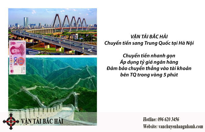 Nơi chuyển tiền sang Trung Quốc tại Hà Nội