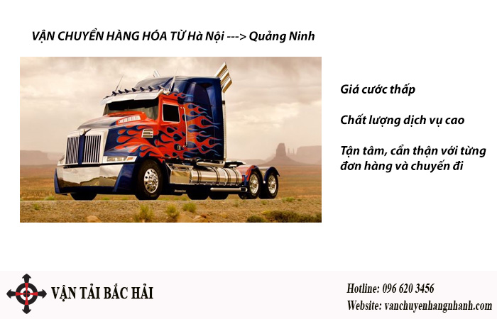 Dịch vụ chuyển hàng từ Hà Nội đi Quảng Ninh