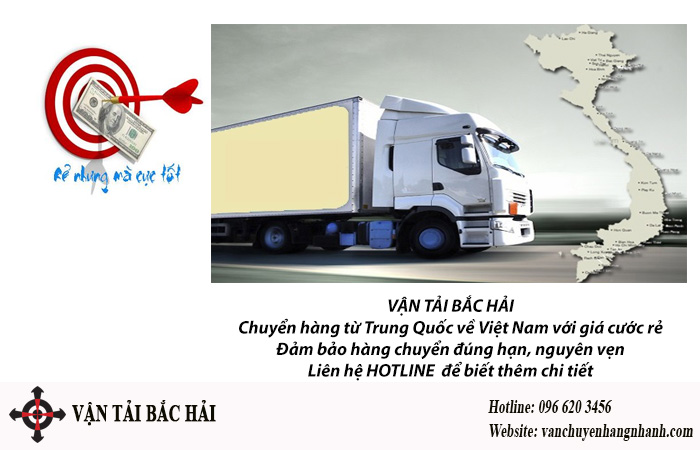 Vận tải Bắc Hải - Chuyển hàng Trung Quốc Việt Nam đường bộ uy tín