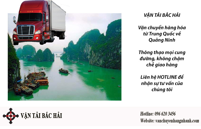 Bắc Hải chuyển hàng đi Quảng Ninh