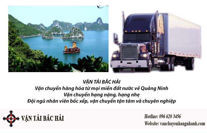 Vận tải Bắc Hải - Dịch vụ chuyển hàng đi Quảng Ninh