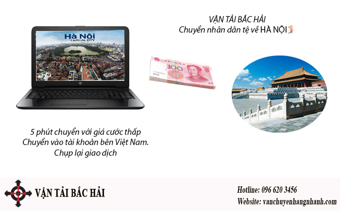 Chuyển tiền Trung Quốc về Việt Nam tại Hà Nội