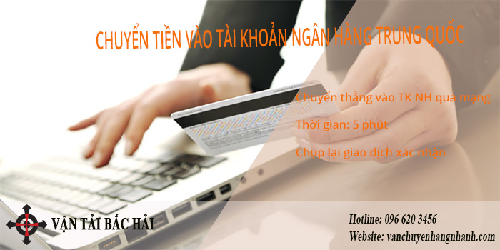 Chuyển tiền vào tài khoản ngân hàng Trung Quốc