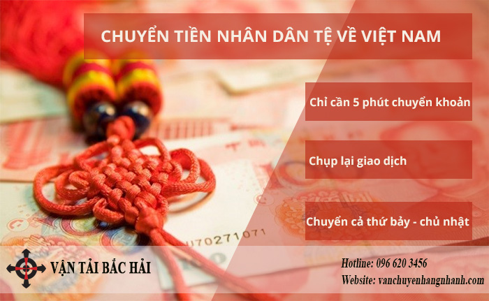 Công ty chuyển tiền nhân dân tệ về Việt Nam