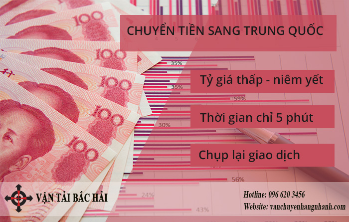 Công ty chuyển tiền vào tài khoản Trung Quốc