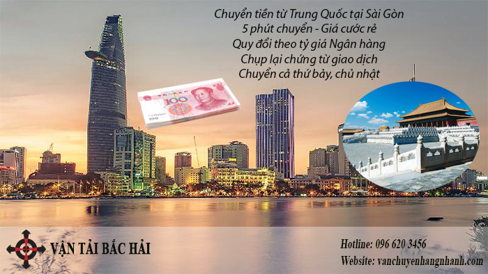 Chuyển tiền Trung Quốc về Việt Nam tại Sài Gòn