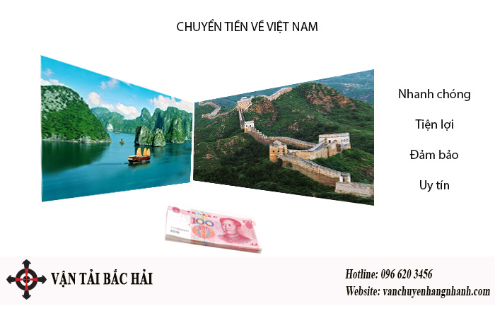 Vận tải Bắc Hải - Đơn vị chuyển tiền từ Trung Quốc về Việt Nam