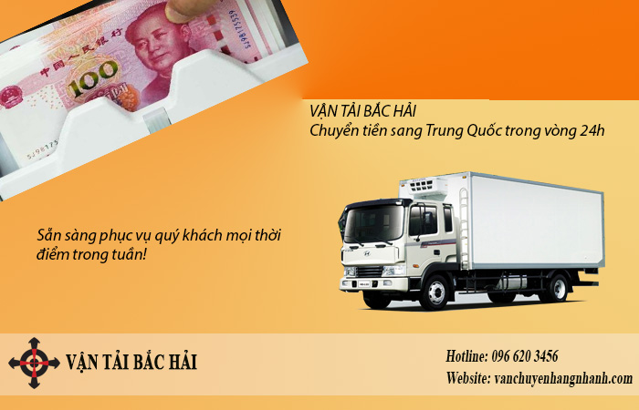 Dịch vụ chuyển tiền sang Trung Quốc 24 giờ