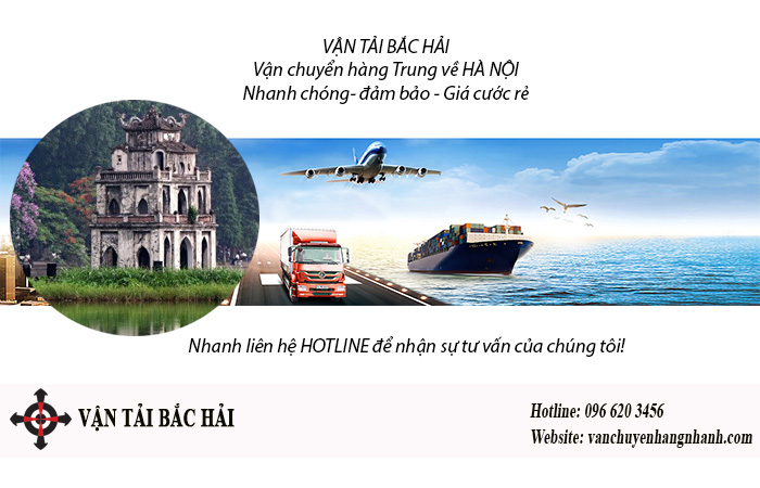 Vận tải Bắc Hải - Chuyển hàng Trung Quốc về Hà Nội