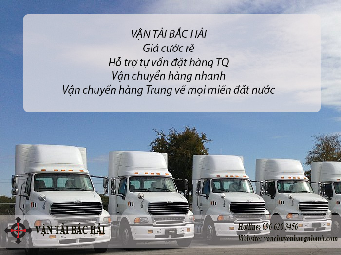 Vận tải Bắc Hải - Dịch vụ chuyển hàng Trung Quốc về Hà Nội