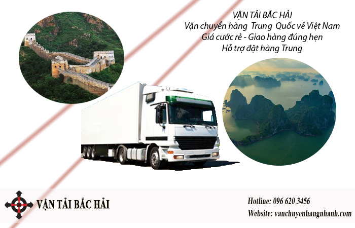 Vận tải Bắc Hải - Chuyển hàng Trung Quốc về Việt Nam qua Móng Cái