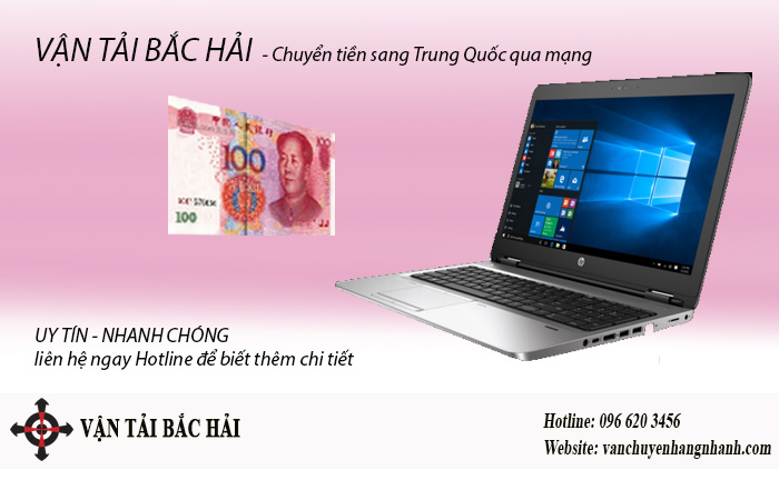 Nơi chuyển tiền đi Trung Quốc qua mạng