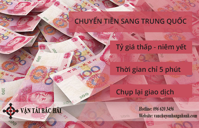 Chuyển tiền sang Trung Quốc tại Bắc Hải