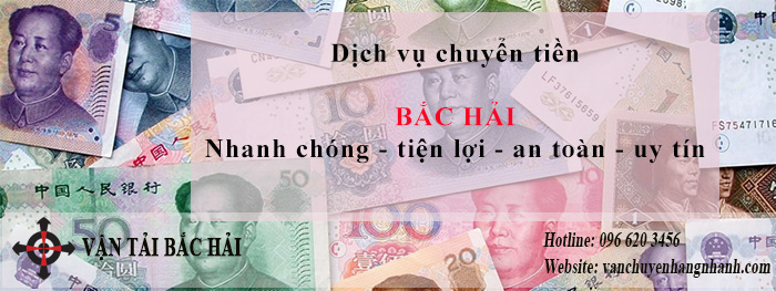 Vận tải Bắc Hải - Đơn vị chuyển tiền Trung Quốc nhanh chóng