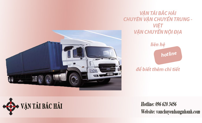 Vận tải Bắc Hải - Chuyển hàng máy móc từ Trung Quốc về HCM