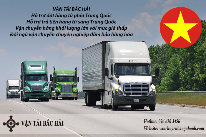 Vận tải Bắc Hải - Công ty nhận chuyển hàng từ Trung Quốc uy tín