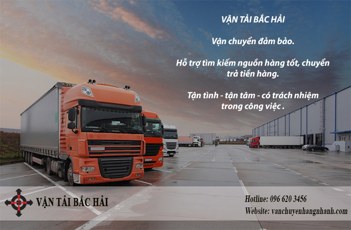 Vận tải Bắc Hải - Cty nhận chuyển hàng Trung Quốc về Việt Nam